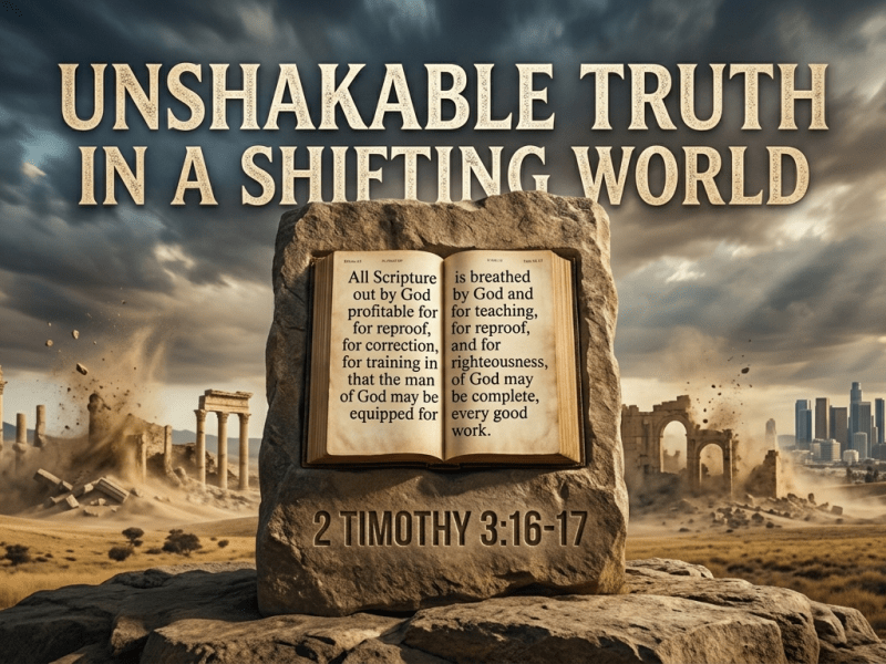 2 Timothy 3:16-17 -Unshakable Truth in a Shifting&nbsp;World