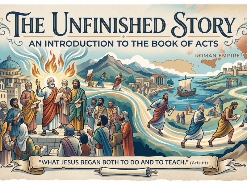 Acts 1:1-  The Unfinished&nbsp;Story