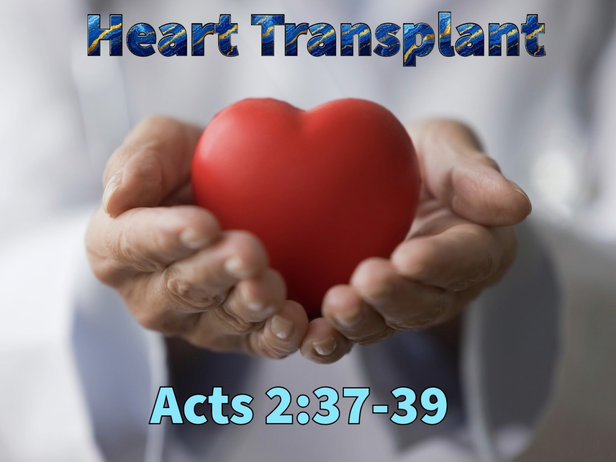 Acts 2:37-39 – Heart&nbsp;Transplant